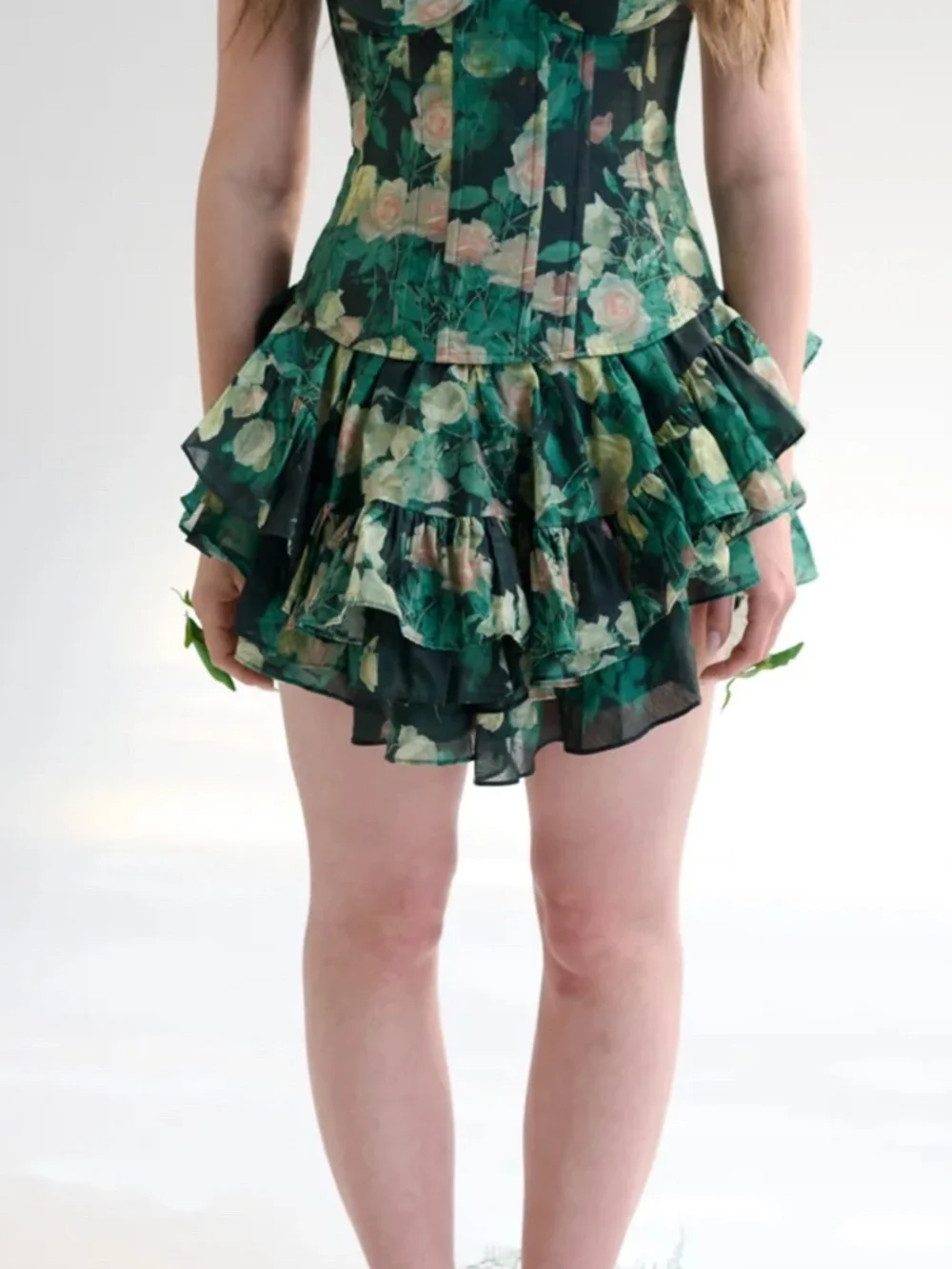 NWOT XS Selkie silk enchantment mini skirt - Picture 3 of 9